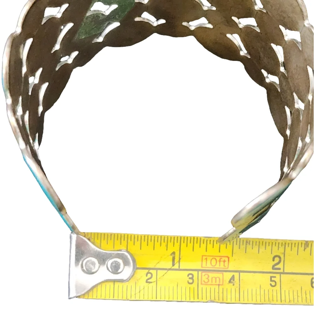 Elegant Enamel Cuff Bracelet Black and Blue Bracelet Fashion Costume Jewelry - Picture 11 of 11